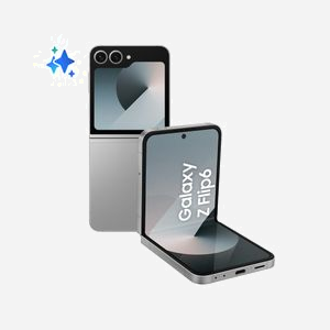 Samsung Galaxy Z Flip6 Argent SM-F741BZSHEUE : Écran 6.7" Dynamic AMOLED 2X 120Hz, Snapdragon 8 Gen 3, 12Go RAM, 512Go, Double SIM 5G, Android 14