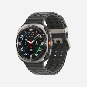 Samsung Galaxy Watch Ultra 47mm, Écran AMOLED 1.5", 480x480, 4G, GPS, WiFi, Bluetooth 5.3, Boîtier Titane Argent, Wear OS, RAM 2Go, Batterie 590mAh, IP68