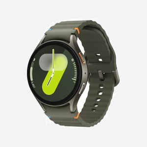 Samsung Galaxy Watch7 SM-L315FZGADBT Vert : Super AMOLED 1.5" 480x480, 4G LTE, GPS, WiFi, Bluetooth 5.3, Wear OS, RAM 2Mo, Boîtier 44mm Aluminium, Batterie 425mAh