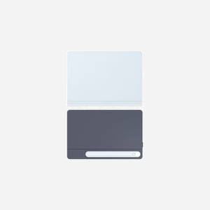 Samsung Book Cover Hybride EF-BX710PLEGWW Bleu pour Galaxy Tab S9 et Tab S9 FE 11", Folio avec Fonction Marche/Veille Automatique, Position Debout