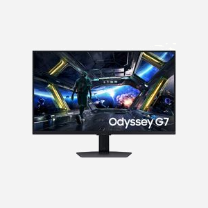 Samsung Écran PC 32" 4K Ultra HD (3840x2160) LCD IPS 1ms GTG 144Hz FreeSync Premium, Hub USB, HDMI, DisplayPort, Tizen, Noir (LS32DG702EUXEN)
