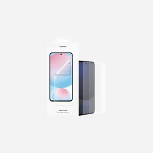 Samsung EF-US721CTEGWW : Film Protection Écran Anti-Reflets Galaxy S24 FE, Transparent, 0.2mm, Kit Nettoyage Inclus (x2), Dimensions 185.7 x 73.6 mm - Miniature 3