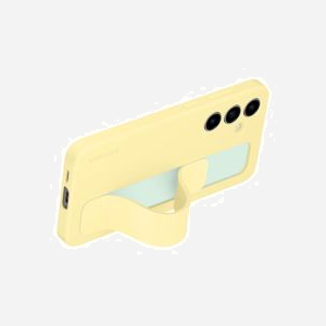 Samsung EF-GS721CYEGWW Housse Silicone Jaune pour Galaxy S24 FE 6.7" avec Support - Protection Chocs/Rayures - 80.6x11.9x165.3mm, 50g - Miniature 5