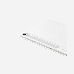 Samsung Book Cover Keyboard EF-DX725BWEGFR Blanc - Clavier Français 65 touches, Pavé Tactile, Pogo Pin, BT, Galaxy Tab S9/S9 FE 11", Angle 150° - Miniature 3