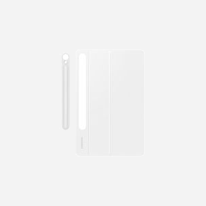 Samsung Book Cover Keyboard EF-DX725BWEGFR Blanc - Clavier Français 65 touches, Pavé Tactile, Pogo Pin, BT, Galaxy Tab S9/S9 FE 11", Angle 150° - Miniature 4
