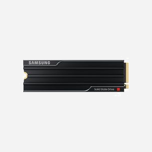Samsung SSD 9100 PRO 4TB PCIe 5.0 NVMe M.2 avec Heatsink - Lecture 14800 Mo/s, Écriture 13400 Mo/s - V-NAND TLC, 2200K/2600K IOPS 4KB