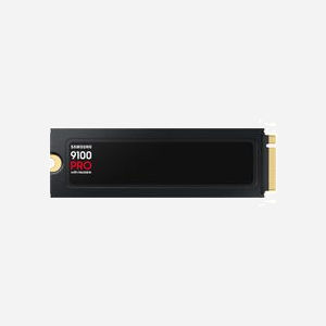 Samsung SSD 9100 PRO 4TB PCIe 5.0 NVMe M.2 avec Heatsink - Lecture 14800 Mo/s, Écriture 13400 Mo/s - V-NAND TLC, 2200K/2600K IOPS 4KB - Miniature 2