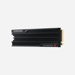 Samsung 9100 PRO Heatsink SSD 2To NVMe PCIe 5.0 M.2 - Lecture 14700 Mo/s, Ecriture 13400 Mo/s - V-NAND TLC - MZ-VAP2T0CW - Miniature 4