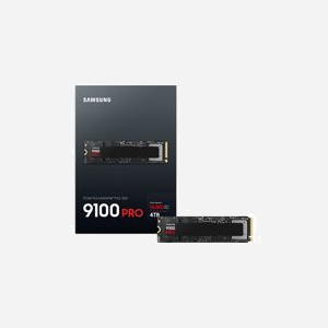 Samsung SSD 9100 PRO 4To NVMe M.2 PCIe 5.0 - Lecture 14800 Mo/s, Écriture 13400 Mo/s, V-NAND TLC, Chiffrement AES 256-bit, 2600K IOPS Écriture - Miniature 4