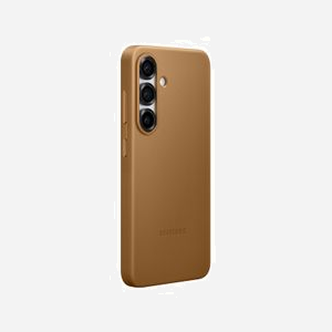 Samsung EF-VS931PFEGWW Housse de Protection Simili-Cuir Camel pour Galaxy S25 6.2" (15.8 cm) Anti-goutte et Résistant aux Rayures - Miniature 3