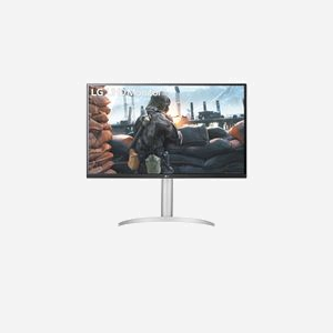 LG 27BP55U-B Moniteur LED 27" 4K UHD (3840x2160) IPS, 5ms, HDR10, FreeSync, DisplayPort 1.4/HDMI 2.0, Hub USB-C 96W, Argent - Miniature 1