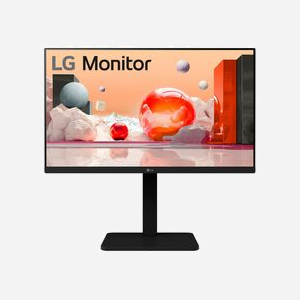 LG 24BA550-B Écran LCD 23.8" Full HD 1920x1080 IPS, 5ms, 100Hz, 250cd/m², HDMI/DisplayPort/USB, Haut-parleurs 4W, Noir, VESA 100x100