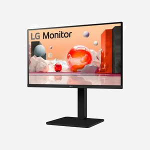 LG 24BA550-B Écran LCD 23.8" Full HD 1920x1080 IPS, 5ms, 100Hz, 250cd/m², HDMI/DisplayPort/USB, Haut-parleurs 4W, Noir, VESA 100x100 - Miniature 2