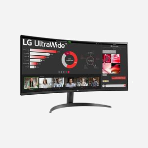LG 34WR50QK-B Écran PC 34" Wide Quad HD (3440x1440) VA 100Hz, 5ms GTG, HDR10, FreeSync, DisplayPort 1.4, HDMI, Noir - Miniature 3