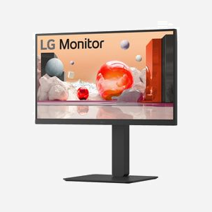 LG 24BA750-B Écran LCD 23.8" Full HD 1920x1080 IPS 100Hz 5ms, Hub USB-C 65W, DisplayPort 1.4, HDMI, RJ45, VESA, Noir - Miniature 3