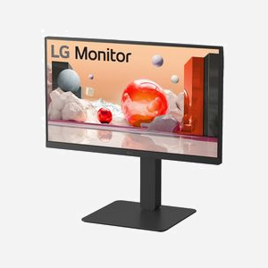 LG 24BA750-B Écran LCD 23.8" Full HD 1920x1080 IPS 100Hz 5ms, Hub USB-C 65W, DisplayPort 1.4, HDMI, RJ45, VESA, Noir - Miniature 4