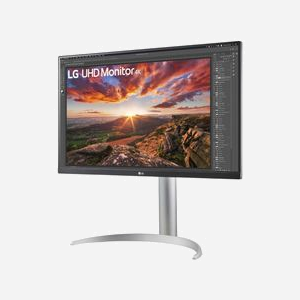 LG 27UP850K-W.AEU Moniteur 27" 4K Ultra HD LED IPS 3840x2160 5ms 60Hz DisplayHDR 400 DCI-P3 95% USB-C 90W DisplayPort 1.4 Noir - Miniature 2