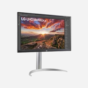 LG 27UP850K-W.AEU Moniteur 27" 4K Ultra HD LED IPS 3840x2160 5ms 60Hz DisplayHDR 400 DCI-P3 95% USB-C 90W DisplayPort 1.4 Noir - Miniature 3