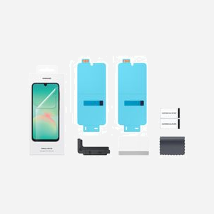 Samsung EF-UA266CTEGWW Film Protection Écran Transparent Galaxy A26 5G 6.7" (17cm) Anti-Rayures, Anti-Traces, Application Facile avec Kit - Miniature 3