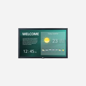 LG 22SM3G-B : Écran Signalétique Numérique 21.5" IPS Full HD (1920x1080) 250cd/m² Wi-Fi Ethernet, Haut-parleurs 2W, VESA 100x100, Fonctionnement 16/7 - Miniature 1