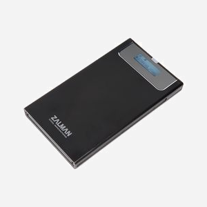 Zalman ZM-VE200-BK Boîtier Externe 2.5" Noir, USB 2.0/eSATA, SATA 3Gbit/s, pour 1 HDD/SSD, Alimentation USB, 135.3x78.6x13.1mm, 98.5g