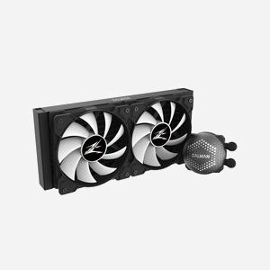 Zalman ALPHA28-BLACK CPU Liquid Cooler Radiateur 280mm, 2 ventilateurs 140mm ARGB, Compatible sockets Intel LGA 115x/1200/1700/20xx, Pression 1.7 mmH2O - Miniature 2