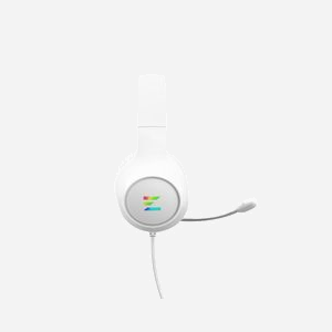 Casque Gaming Filaire Zalman ZM-HPS310 WH Blanc - Haut-parleurs 50mm, 20-20000Hz, Micro Boom - Sensibilité 106dB, Impédance 32 Ohm, USB, Câble 2.2m - Miniature 4