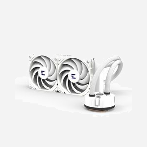 Zalman Reserator5 Z24 ARGB WHITE : Refroidisseur liquide CPU All-in-One, 2 ventilateurs 120mm, 700-1800 RPM, 1.43 mmH2O, sockets LGA1700/AM5 - Miniature 2