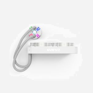 Zalman Reserator5 Z24 ARGB WHITE : Refroidisseur liquide CPU All-in-One, 2 ventilateurs 120mm, 700-1800 RPM, 1.43 mmH2O, sockets LGA1700/AM5 - Miniature 3