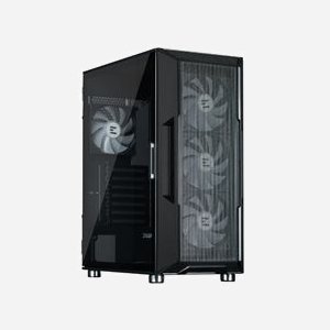 Zalman I3 NEO ARGB BLACK Boîtier PC Moyen Tour ATX / Micro-ATX / Mini-ITX, 3x 120mm ARGB avant, 1x 120mm arrière, USB 3.2 Gen 1, Acier / Verre Trempé - Miniature 2