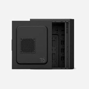 Zalman T6 Boîtier PC Midi Tower Noir, ATX/microATX/Mini-ITX, 2x3.5", 6x2.5", Vent arrière 120mm, USB 3.2 Gen 1, 200x377x430mm - Miniature 3