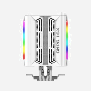 Zalman CNPS16X WHITE - Refroidisseur CPU 12cm Blanc, 800-1500 RPM, 49 CFM, 27 dBA, compatible sockets Intel LGA et AMD, caloducs cuivre, éclairage RGB - Miniature 2