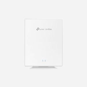 TP-Link EAP650-DESKTOP Point d'accès WiFi 6 AX3000, 2.4GHz (574 Mbps) + 5GHz (2402 Mbps), 4 ports Ethernet RJ-45, PoE, Blanc, Table, Antennes internes - Miniature 1