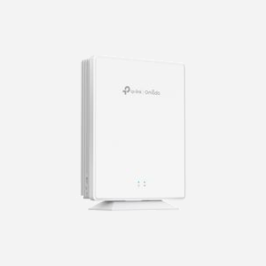 TP-Link EAP650-DESKTOP Point d'accès WiFi 6 AX3000, 2.4GHz (574 Mbps) + 5GHz (2402 Mbps), 4 ports Ethernet RJ-45, PoE, Blanc, Table, Antennes internes - Miniature 2