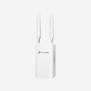 TP-Link ER703WP-4G-Outdoor Routeur Extérieur 4G LTE 300/50 Mbps, 2.4/5 GHz, Ports 10/100/1000 Mbps, WiFi, 512 Mo DDR4, Montage Mural, Antennes 4 dBi