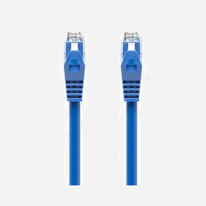 ALOGIC C6-02B-BLUE Câble Réseau Cat6 Bleu 2m RJ-45 Mâle Contacts Or 1000 Mbit/s Gigabit Ethernet LSZH Cuivre AWG24 - Miniature 2