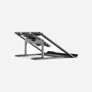 ALOGIC Support Laptop Aluminium Gris AAL6APNS-SGR - Réglable 6 positions, surface antidérapante, poids 440g, pour 1 périphérique - Miniature 2