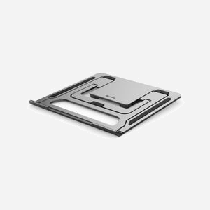 ALOGIC Support Laptop Aluminium Gris AAL6APNS-SGR - Réglable 6 positions, surface antidérapante, poids 440g, pour 1 périphérique - Miniature 3