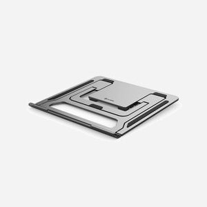 ALOGIC Support Laptop Aluminium Gris AAL6APNS-SGR - Réglable 6 positions, surface antidérapante, poids 440g, pour 1 périphérique - Miniature 4