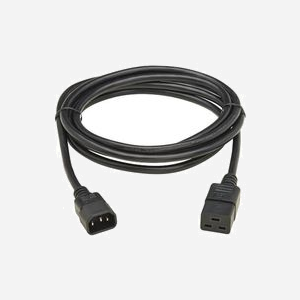 Câble d'alimentation Eaton P047-02M-EU 2m, IEC C14 mâle vers IEC C19 femelle, 10A 100-250V, H05VV-F 3x16AWG, PVC, -15°C à 70°C, certifié CE/REACH/RoHS/UKCA. - Miniature 2