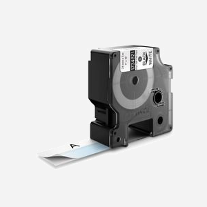 DYMO RHINO 24mm Ruban d'Étiquette Vinyle Auto-Laminant Blanc, Référence 1734821 - Compatible RHINO 6000, Protection Huile, Solvant, Eau et Abrasion - Miniature 1
