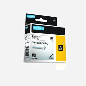 DYMO RHINO 24mm Ruban d'Étiquette Vinyle Auto-Laminant Blanc, Référence 1734821 - Compatible RHINO 6000, Protection Huile, Solvant, Eau et Abrasion - Miniature 4