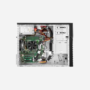 HPE ProLiant P65096-421 Serveur Tour (4U) Intel Xeon E-2436 2.9GHz 16GB DDR5 ECC 8x HDD SATA/SAS RAID 800W Redondante 4xGbE - Miniature 4
