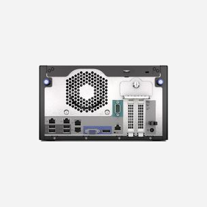 HPE ProLiant MicroServer Gen11 - Intel Pentium Gold G7400 3.7GHz, 16GB DDR5 4400MHz, 4x 3.5" SATA, RAID 0/1/5/10, 4x GbE, iLO 6, 180W - Miniature 4