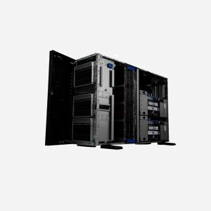 HPE ProLiant ML350 Gen11 Serveur Tour 4U : Intel Xeon Silver 4510, 64Go DDR5 5600MHz, 2x SSD 960Go SATA, RAID, 4x GbE, 1000W Redondant - Miniature 4