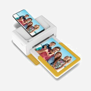 Kodak D460Y Imprimante Photo Sublimation de Teinte 4" x 6" (10x15 cm) Blanche, Impression Directe, PictBridge, Wifi, Alimentation AC/Batterie - Miniature 3