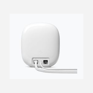 Google Nest Wifi Pro (GA03030-EU) - Point d'accès WiFi 6E Tri-Band (2.4GHz, 5GHz, 6GHz), WPA3, Blanc, Consommation 22.5W, Antennes Internes, 117x85x130mm - Miniature 2