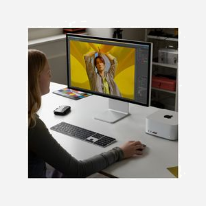 Apple Mac Studio M2 Ultra (2nd Gen) 64Go RAM 1To SSD - Apple GPU 60 Coeurs - Wi-Fi 6E - macOS Ventura - Mini PC Argent (MQH63FN/A) - Miniature 3