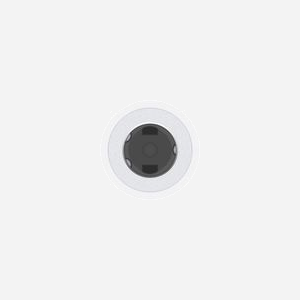 Adaptateur Apple MW2Q3ZM/A : USB-C Mâle vers Jack 3,5mm Femelle, Connecteurs Droits, Couleur Blanche - Miniature 3