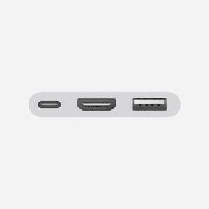 Apple Hub USB-C MW5M3ZM/A - Interfaces HDMI, USB 3.2 Gen 1 Type-A & Type-C - Résolution 4K - Compatible macOS/iOS - Blanc - Miniature 3